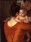 Mary Cassatt Wall Art - Mother and Child 1900